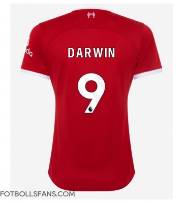 Liverpool Darwin Nunez #9 Replika Hemmatröja Damer 2023-24 Kortärmad